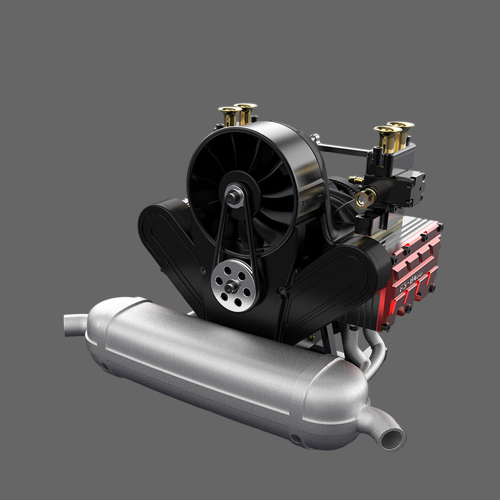 14cc Horizontally Opposed 4-Stroke Nitro Model DIY Engine Kits