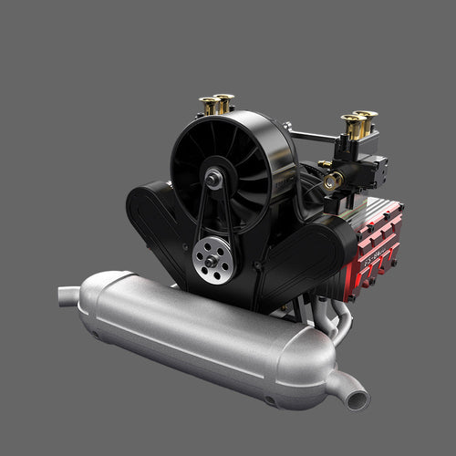 14cc Horizontally Opposed 4-Stroke Nitro Model DIY Engine Kits