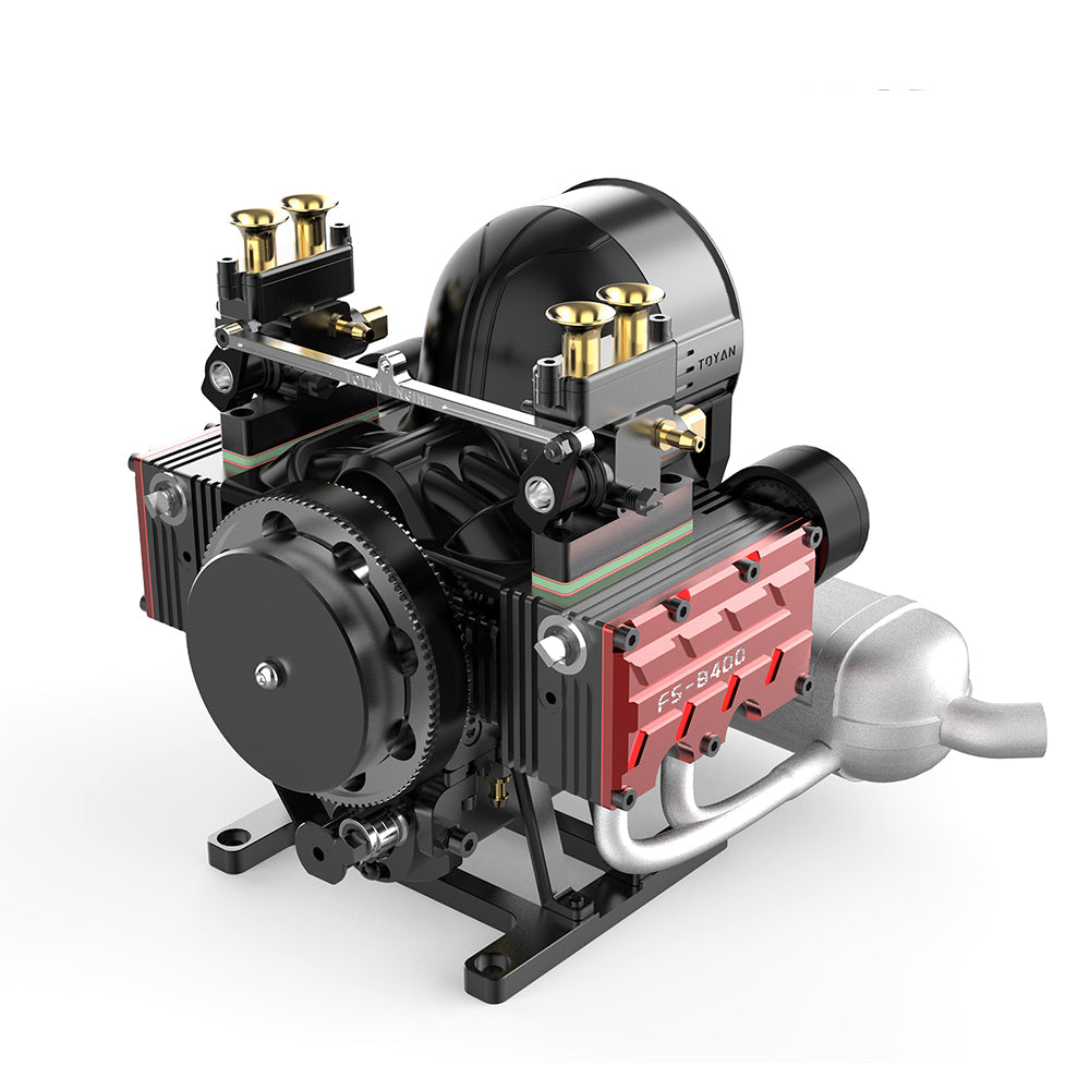 14cc Horizontally Opposed 4-Stroke Nitro Model DIY Engine Kits