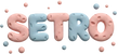Setro Transparent Clay Logo